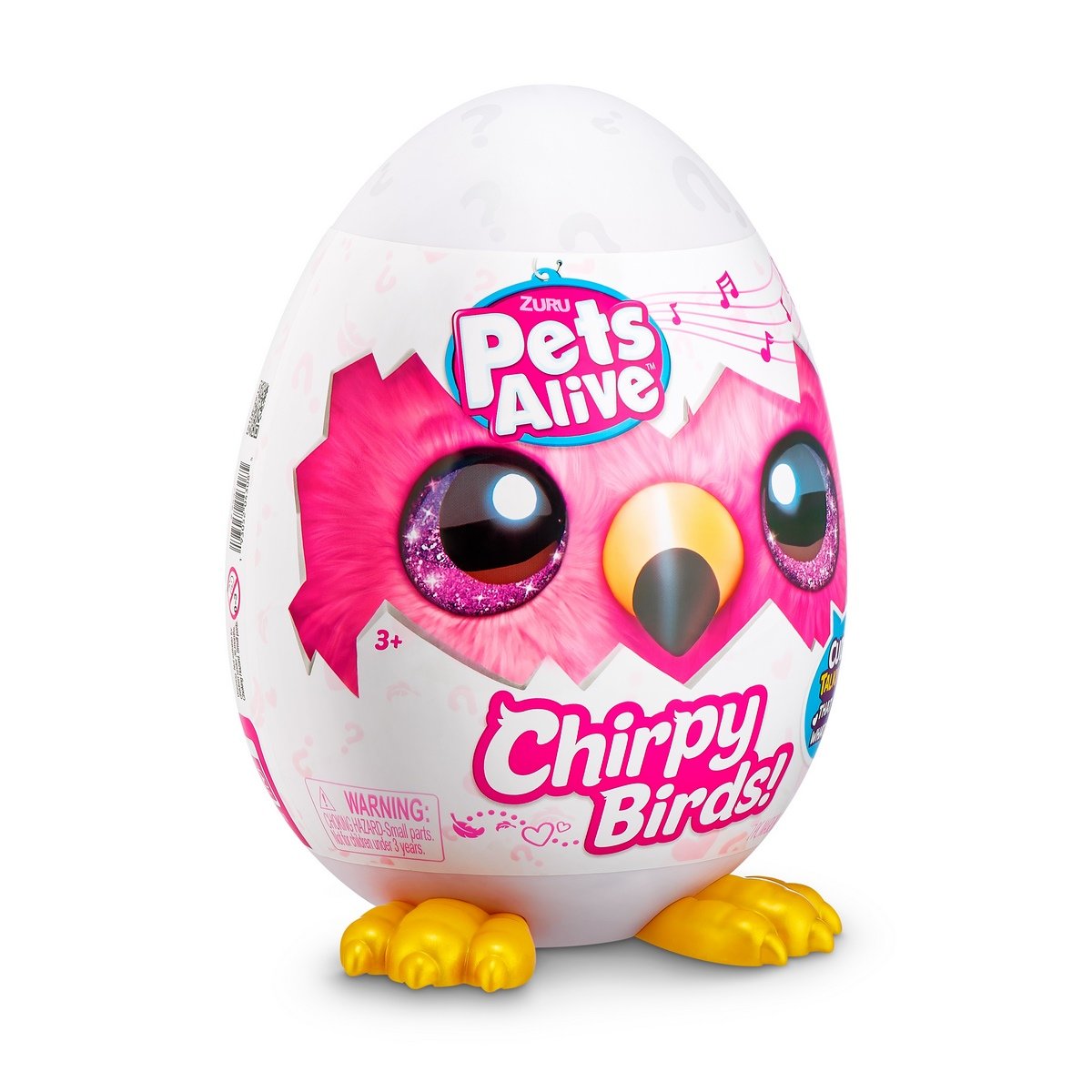 Peluche Pajaro Loco En Huevo Pets Alive Zuru Modelos Surtidos