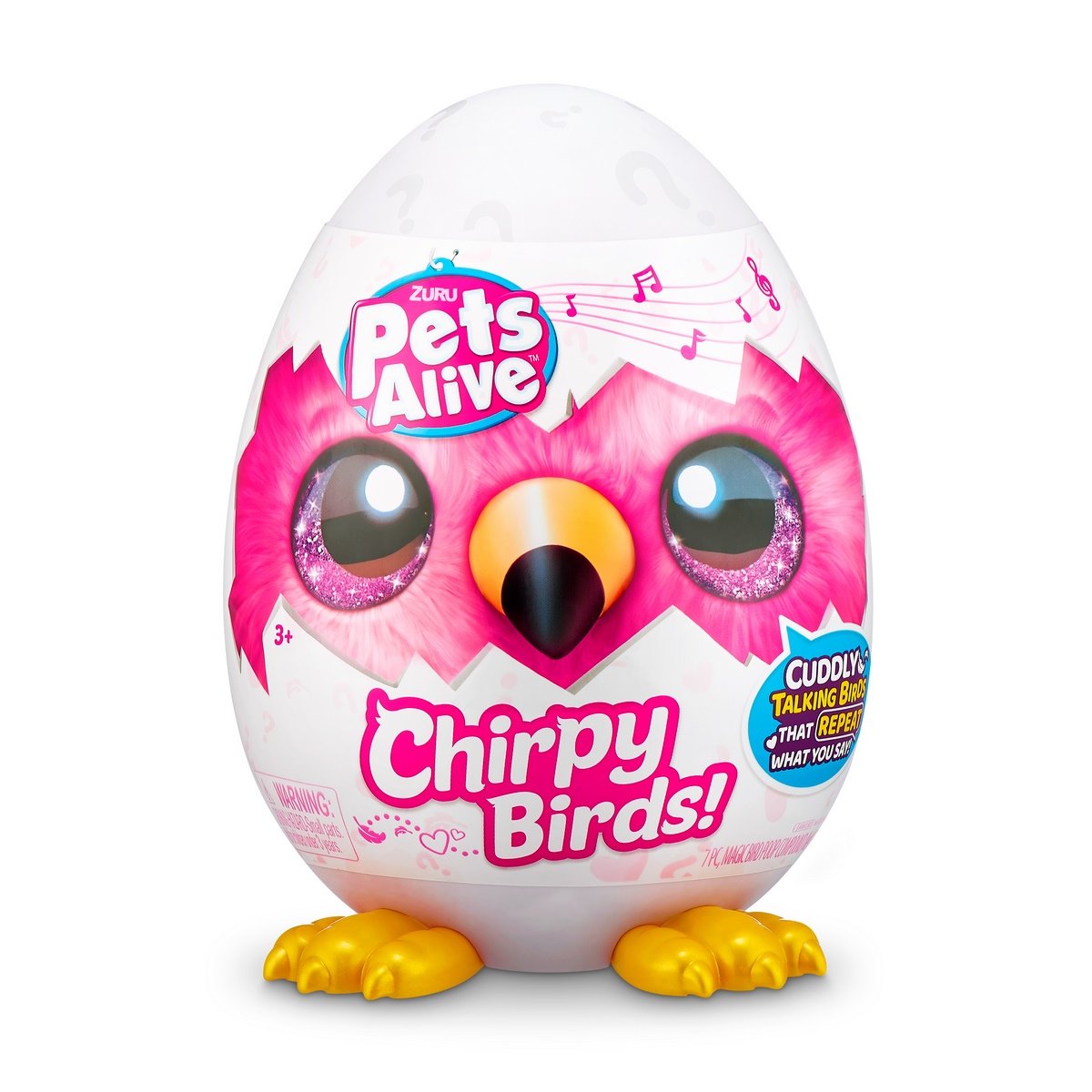 Peluche Pajaro Loco En Huevo Pets Alive Zuru Modelos Surtidos