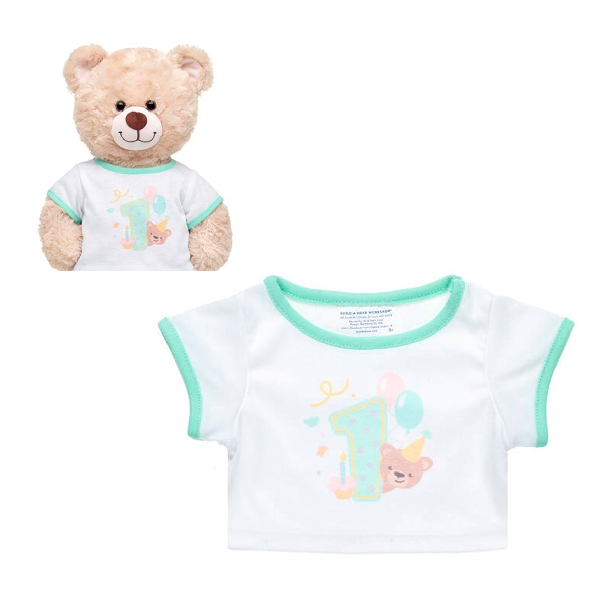 Polera Primer Cumpleaños Build-A-Bear