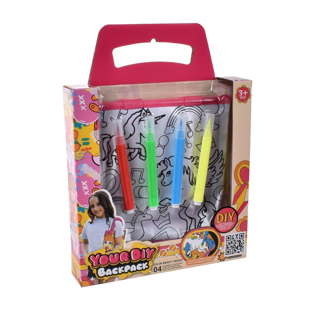 Cartera Unicornio Coloreable