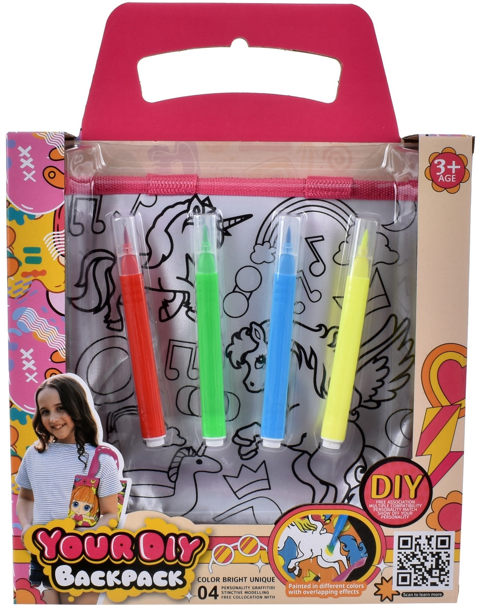 Cartera Unicornio Coloreable