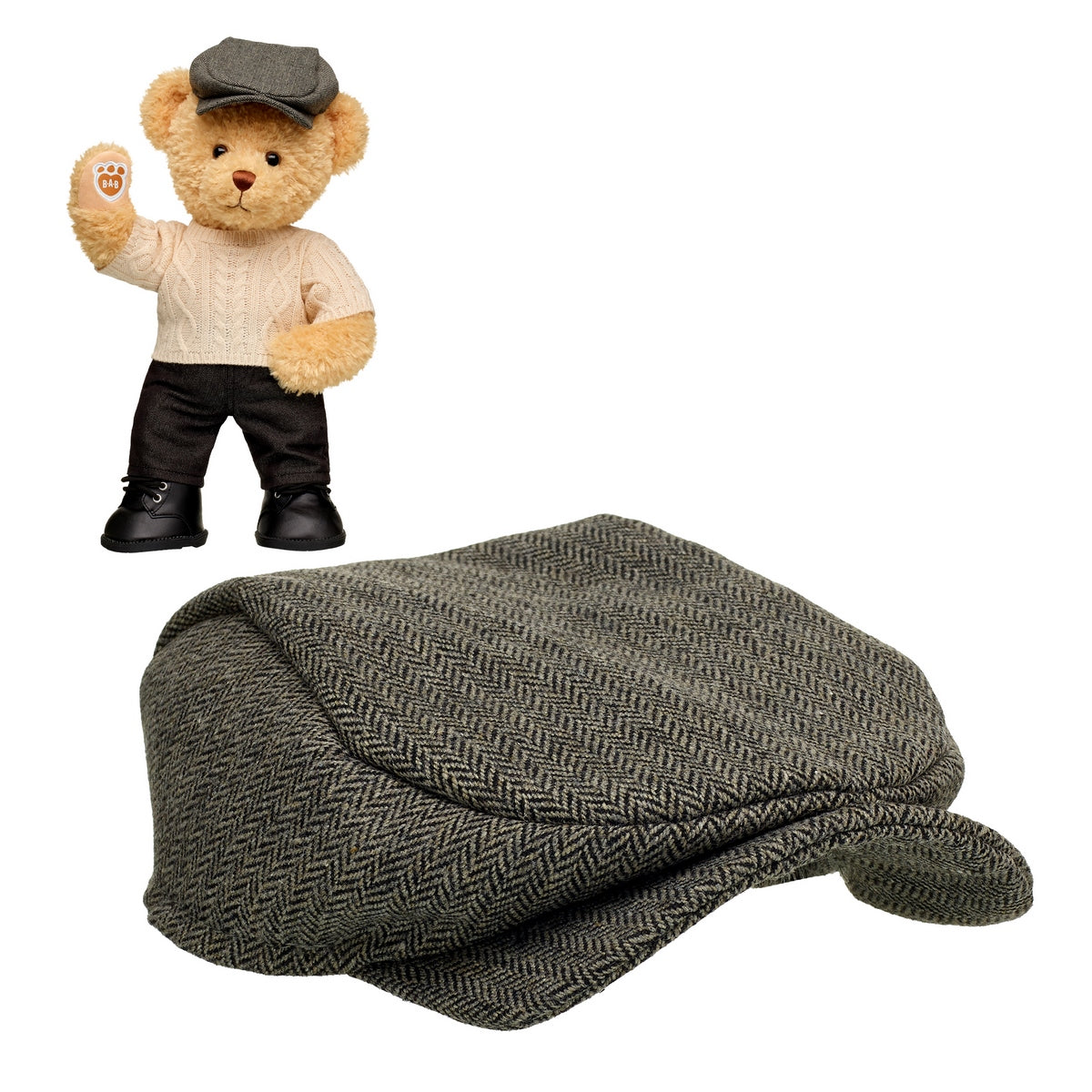 Gorro Tweed Build-A-Bear