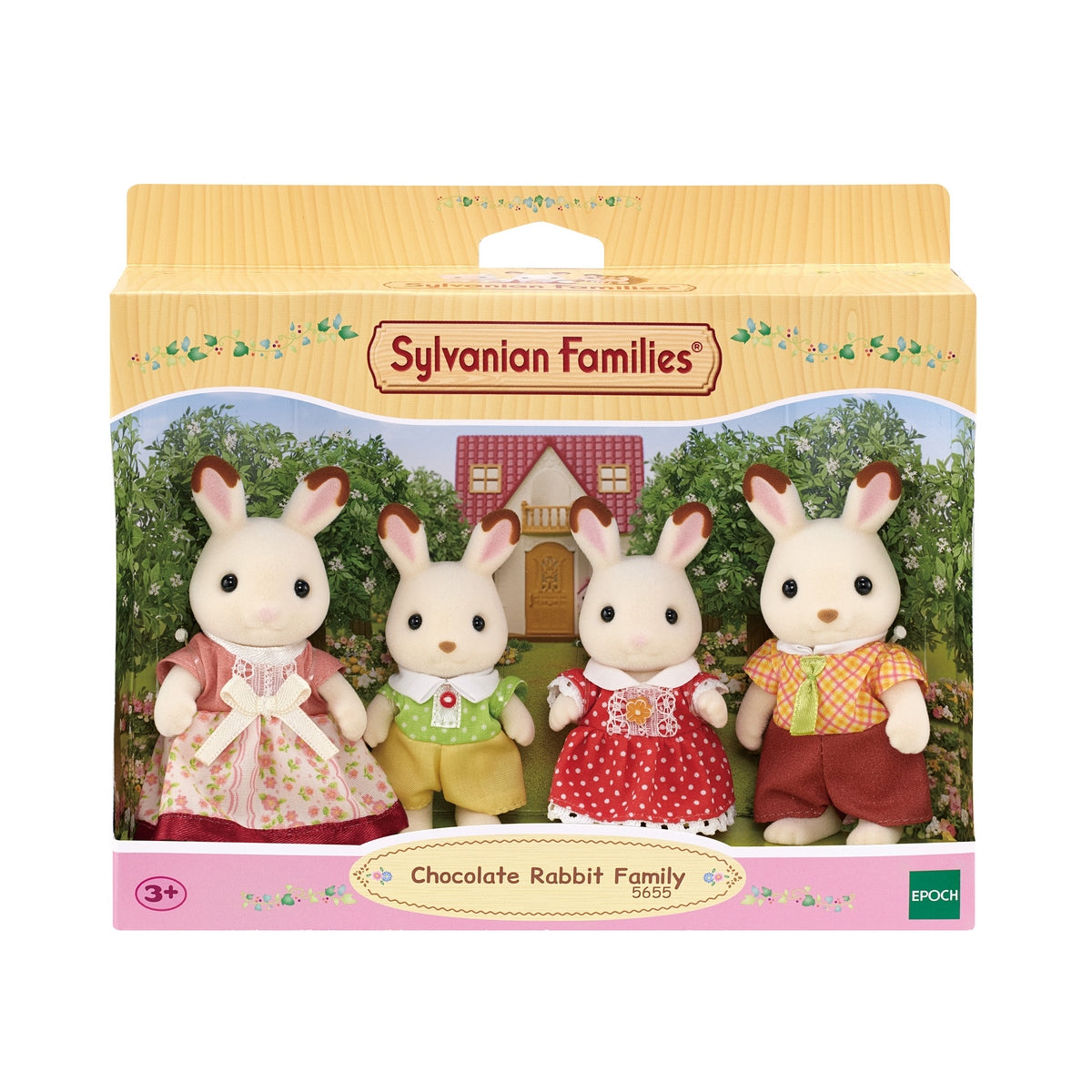 Familia Conejo Chocolate Sylvanian Families