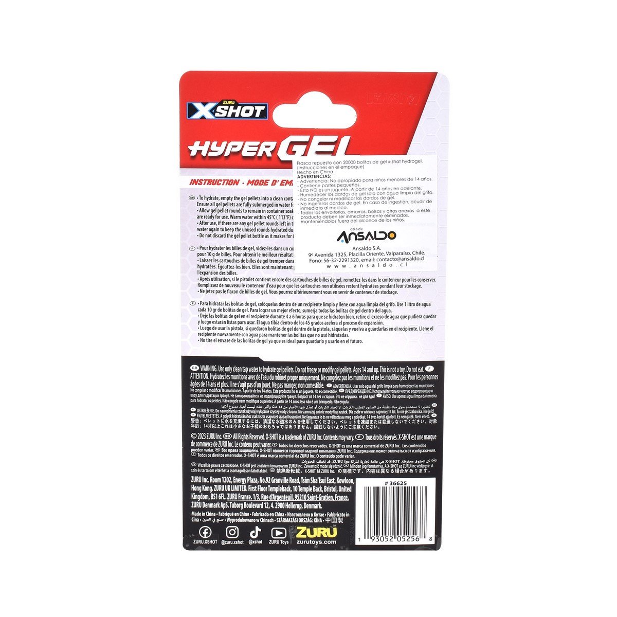 Frasco Repuesto Con 20000 Bolitas De Gel X-Shot Hidrogel