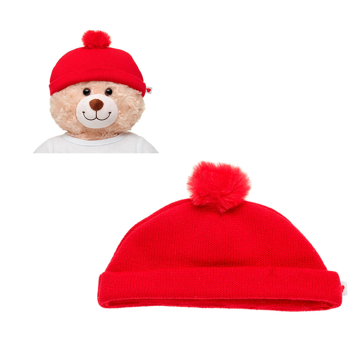 Gorro Lana Rojo Build-A-Bear