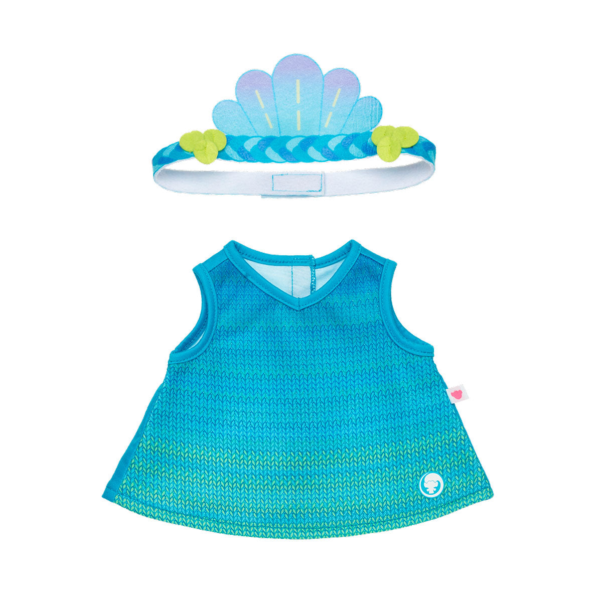 Vestido Azul Poppy Trolls Build-A-Bear