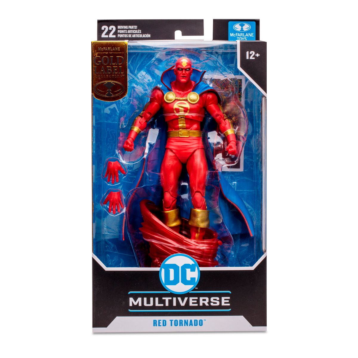 Figura Dc Multiverse 18 Cms Red Tornado Gold Label De Mc Farlane