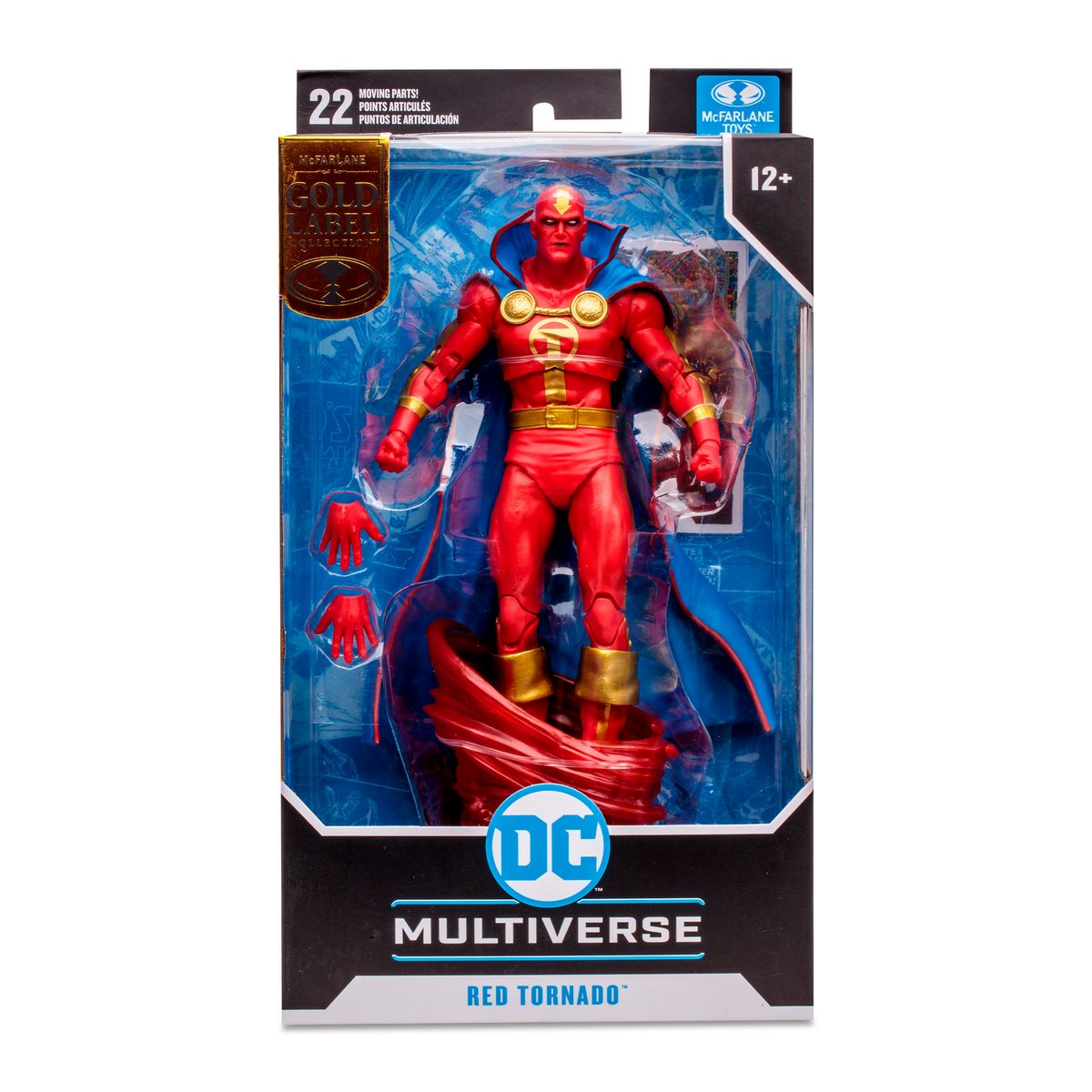 Figura Dc Multiverse 18 Cms Red Tornado Gold Label De Mc Farlane