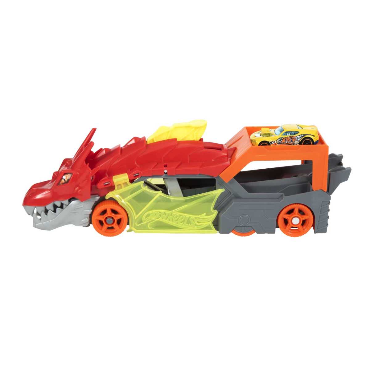 Hot Wheels Large Scales Remolque De Dragón