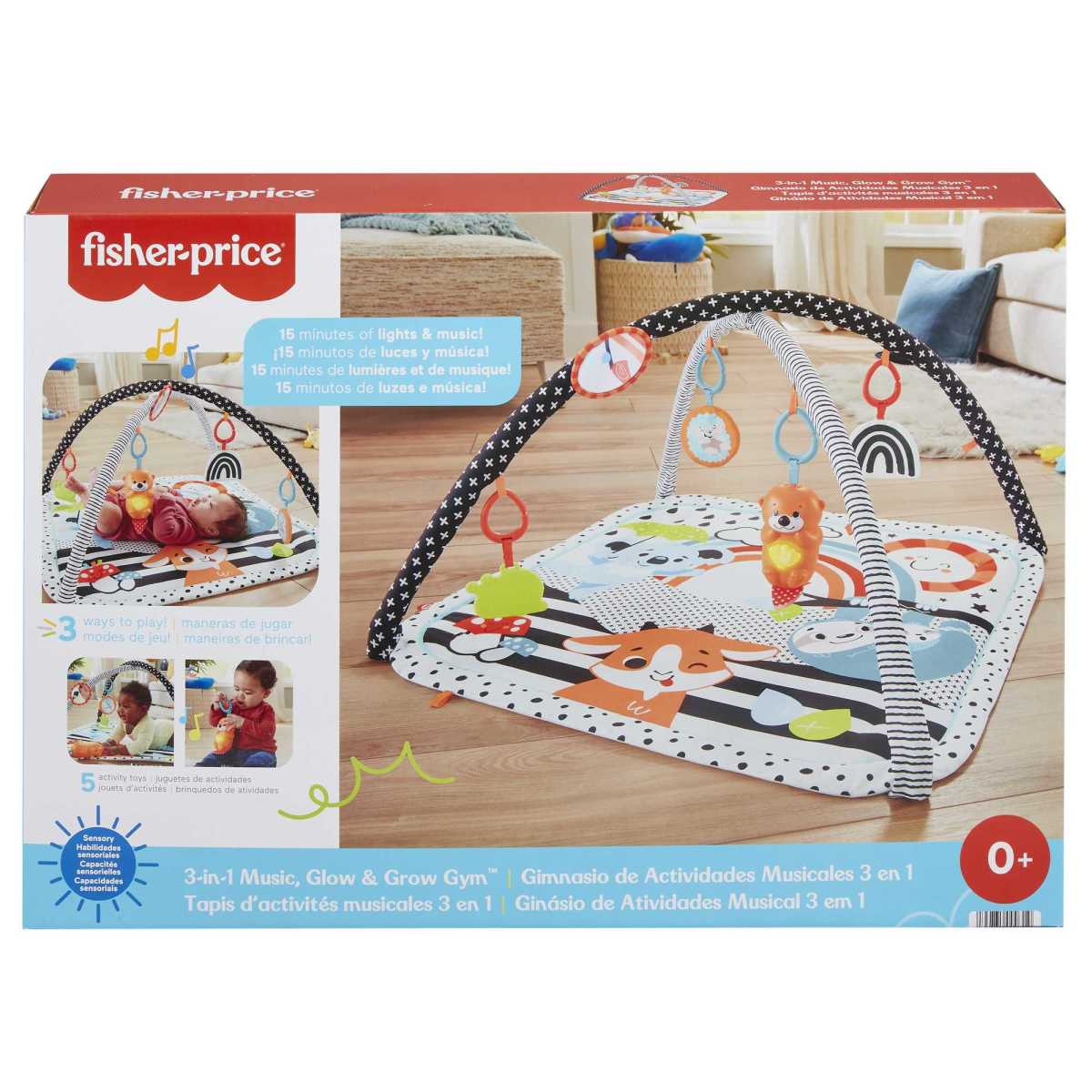 Fisher Price Gimnasio De Actividades Musicales 3 En 1