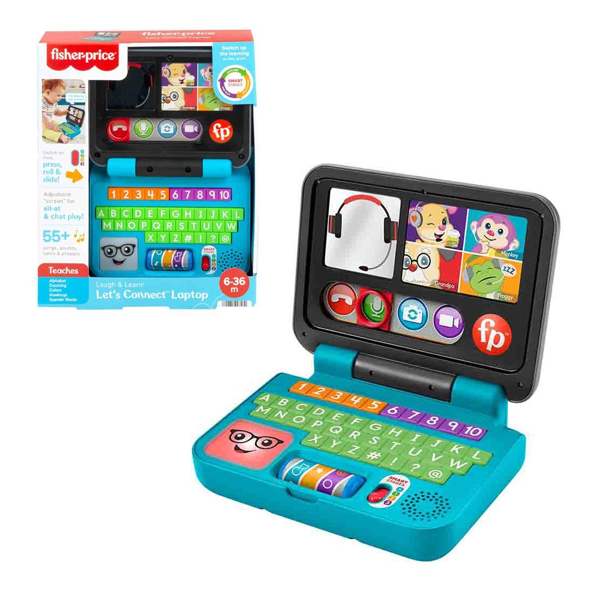 Fisher Price Ríe Y Aprende Mi Primer Laptop De Aprendizaje