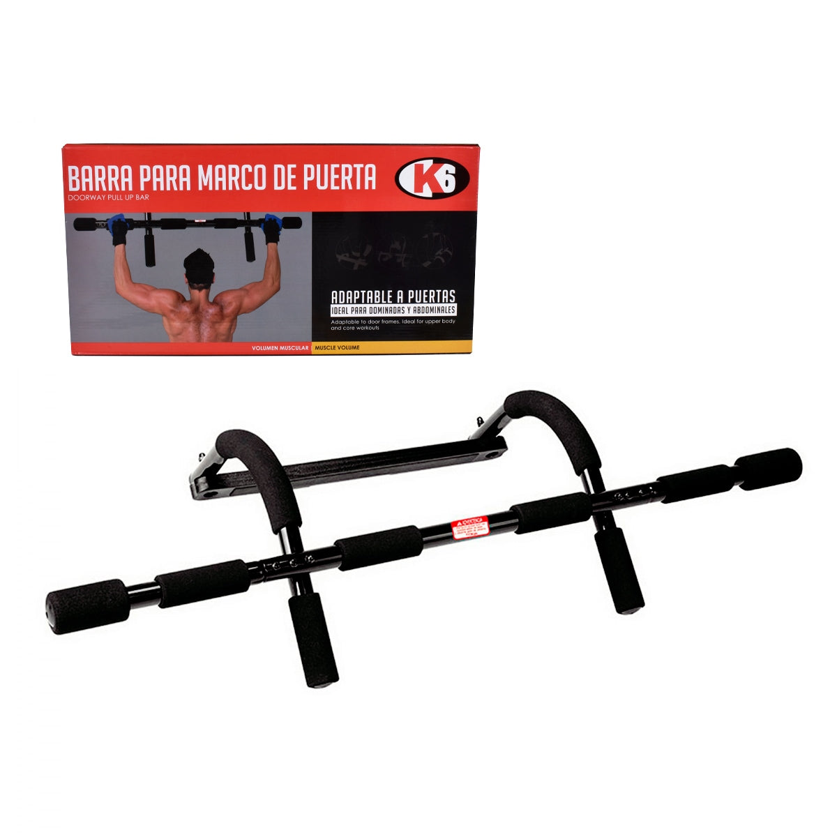 Barra Para Marco Puerta K6 Fitness