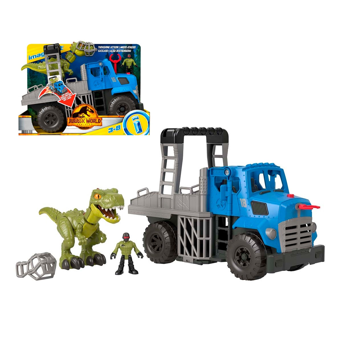 Imaginext Jurassic World Transportadora De Dinosaurios |Jurassic