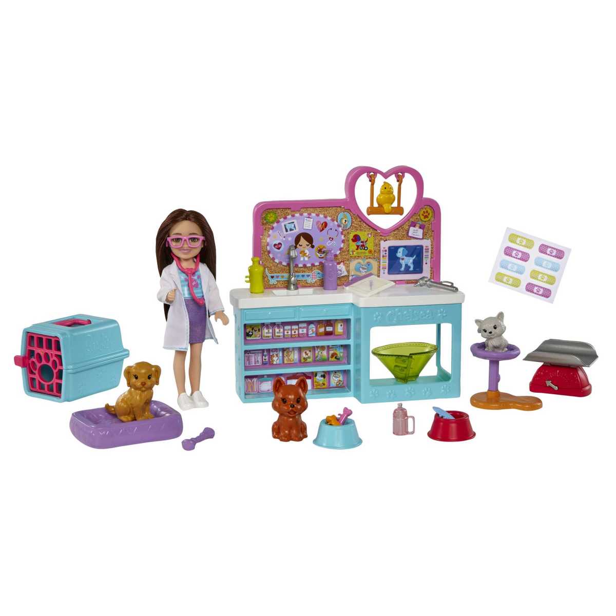 Barbie Muñeca Chelsea Veterinaria