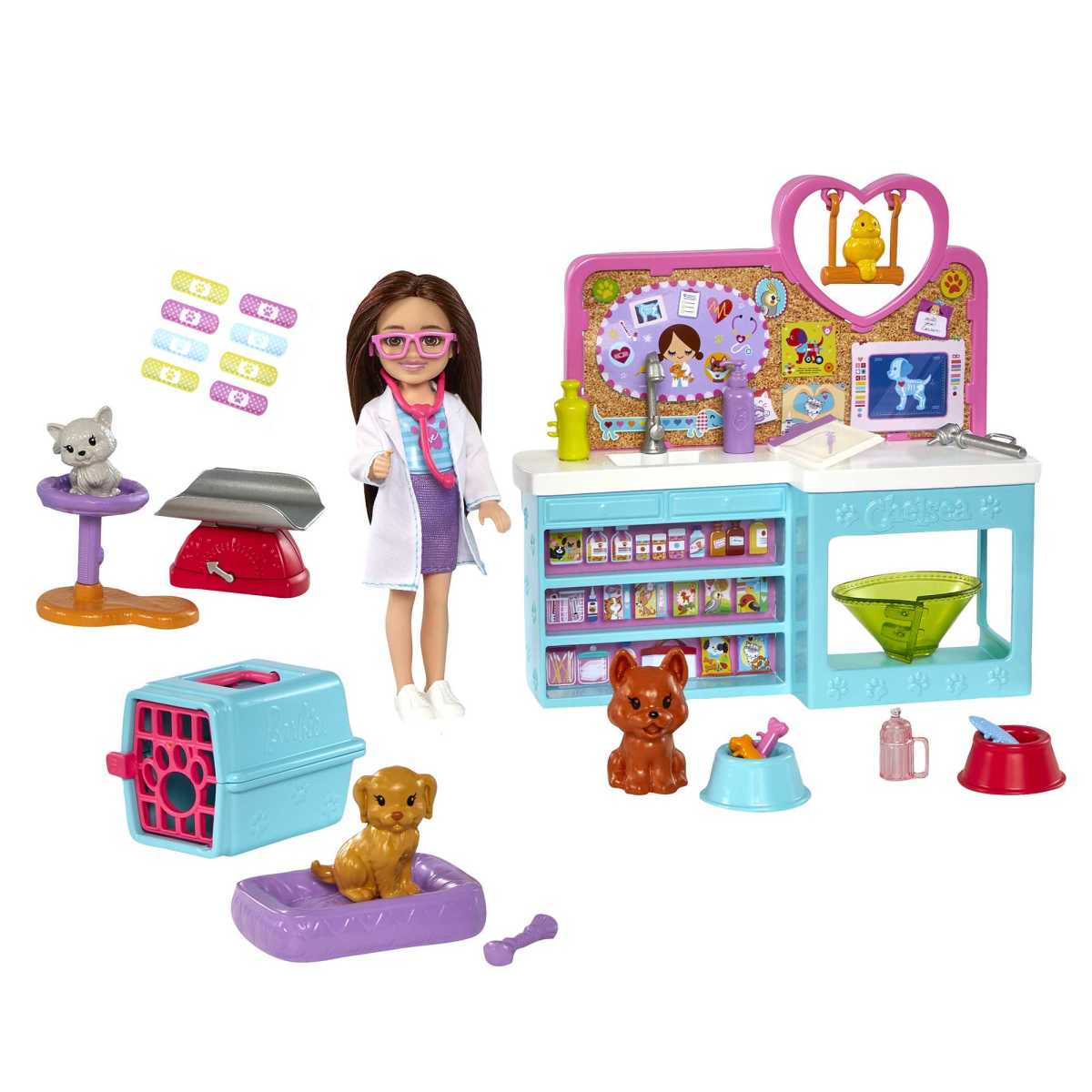 Barbie Muñeca Chelsea Veterinaria