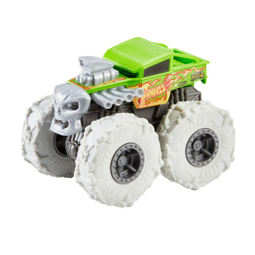 Hot Wheels Monster Trucks Twister Tredz Mattel - Bone Shake Verde