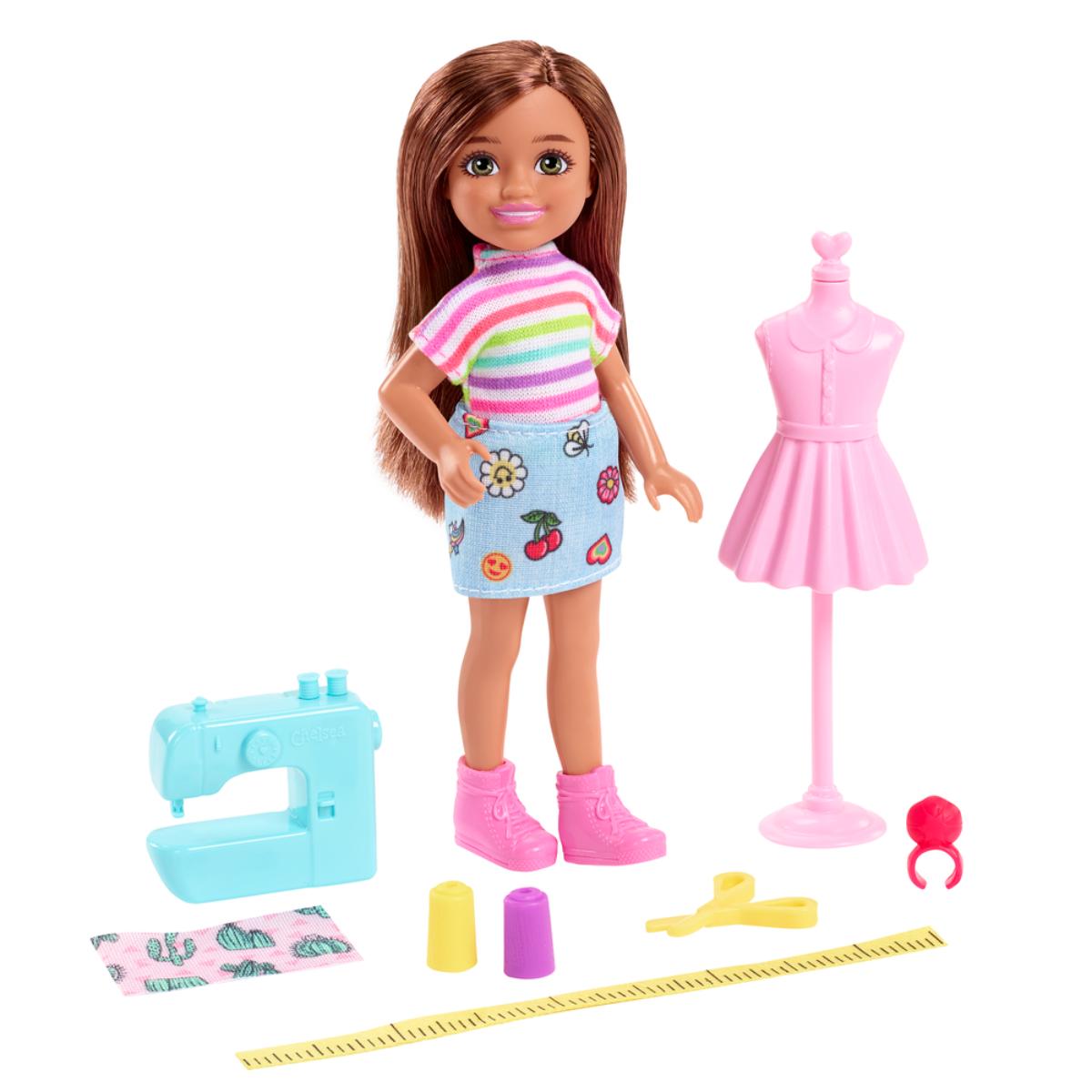 Barbie Chelsea Aprendiendo Profesiones Mattel - Diseñadora De Moda