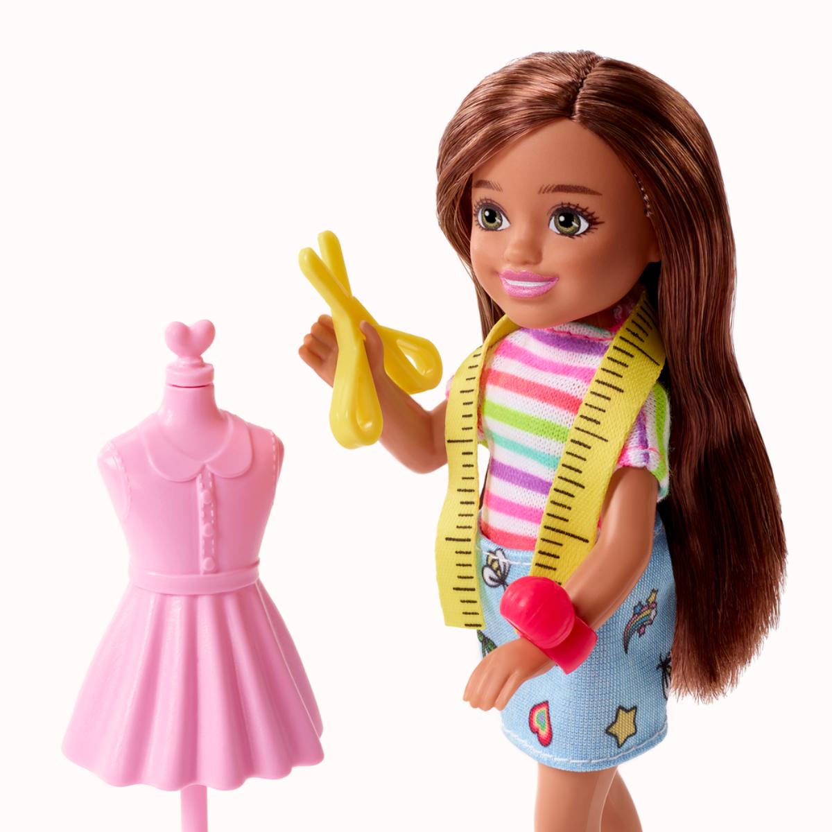 Barbie Chelsea Aprendiendo Profesiones Mattel - Diseñadora De Moda