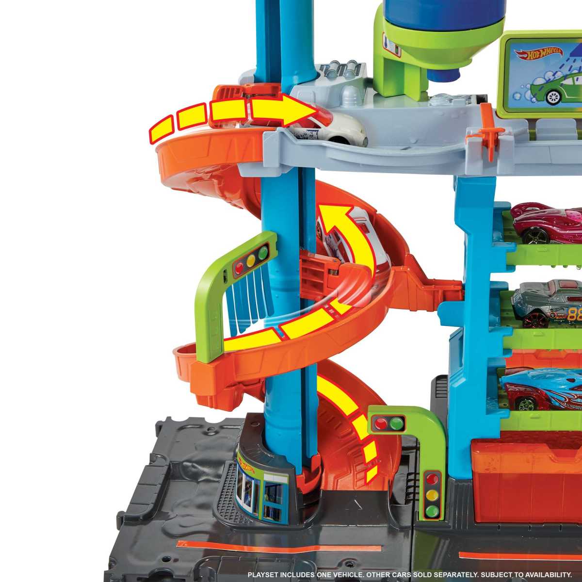 Hot Wheels City Autolavado Mega Torre