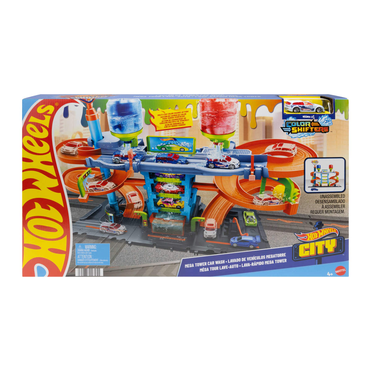 Hot Wheels City Autolavado Mega Torre