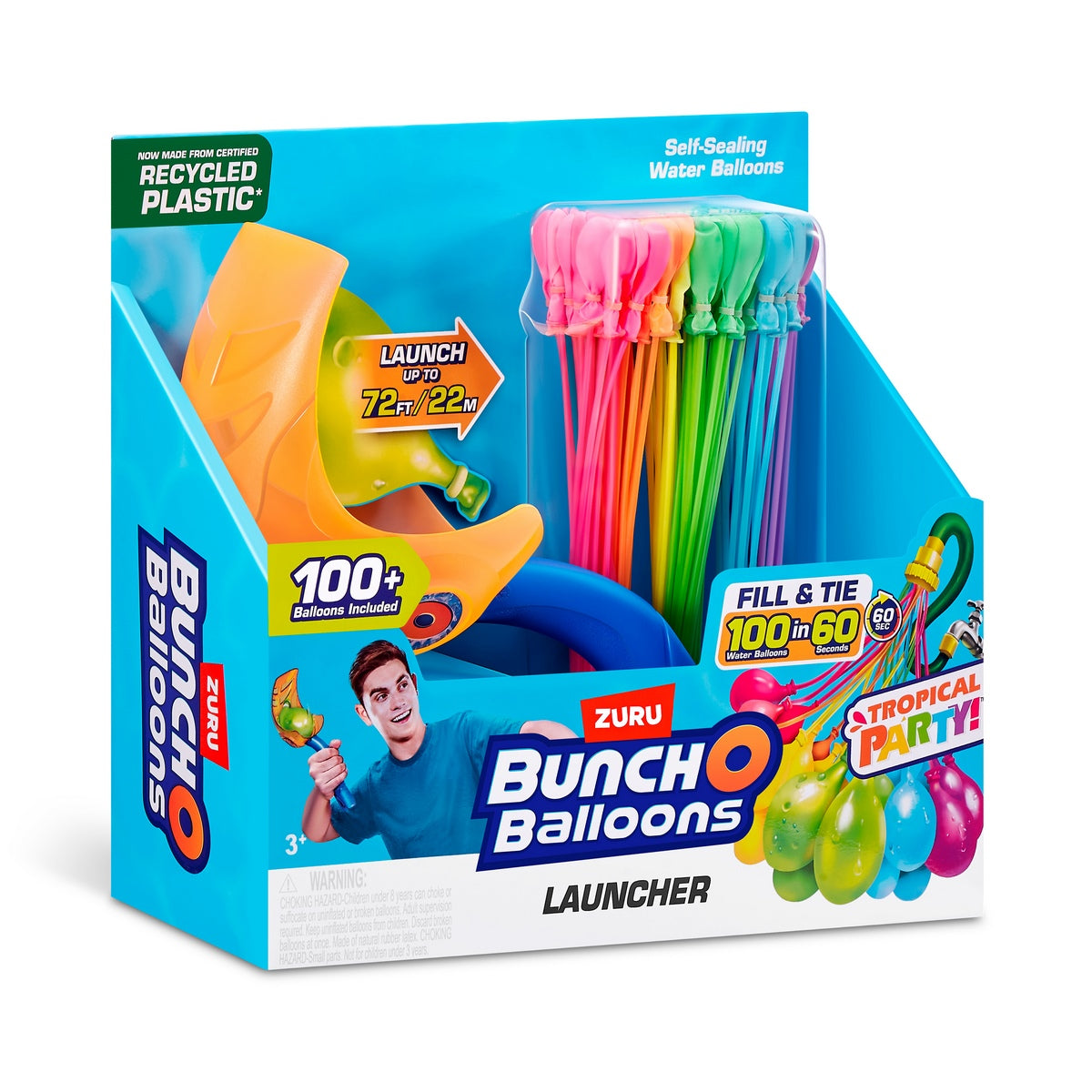 Lanzador De Bombas De Agua Con 3 Boquillas Con Bombas De Agua De Llenado Rapido Bunch O Ballons