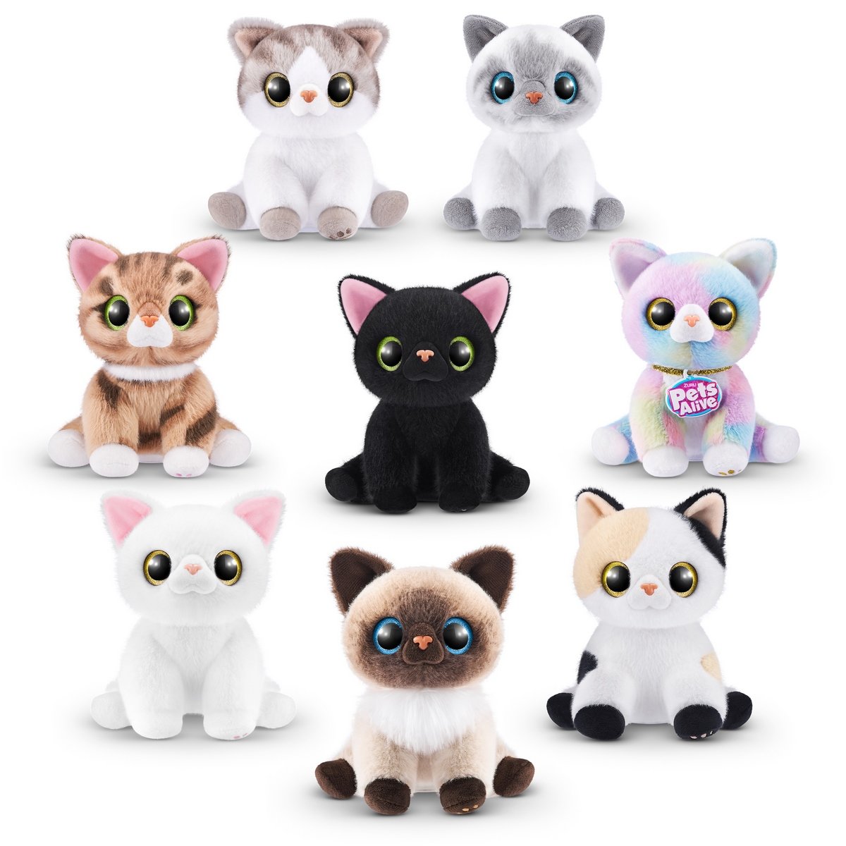 Peluche Gato Enamorado En Huevo Pets Alive