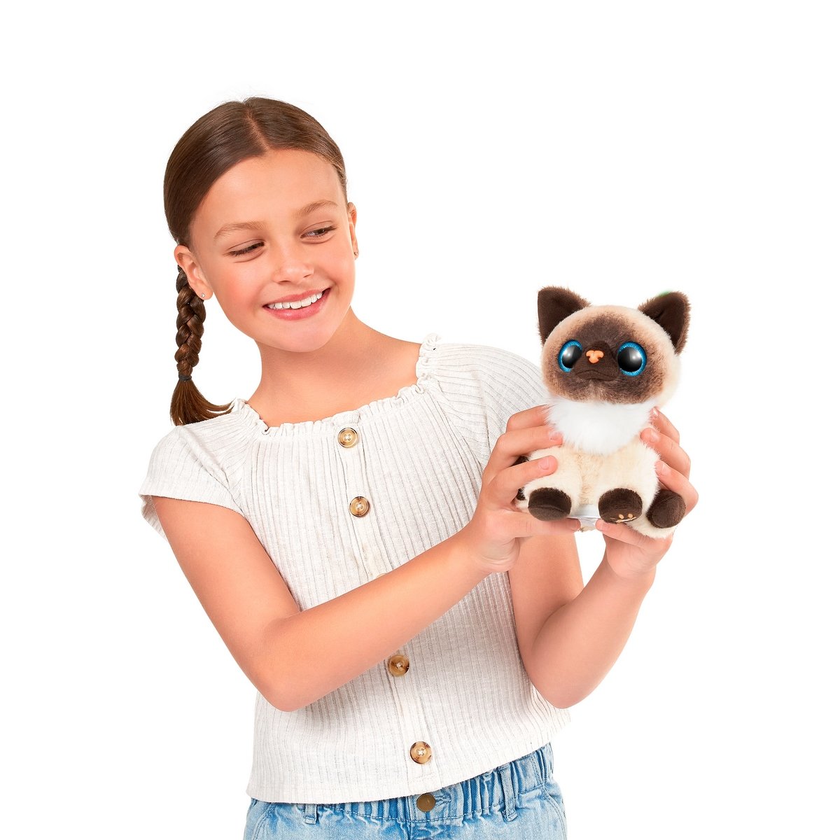Peluche Gato Enamorado En Huevo Pets Alive