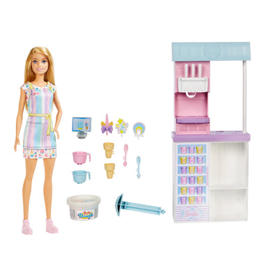 Barbie Profesiones Set De Juego Heladería Con Muñeca