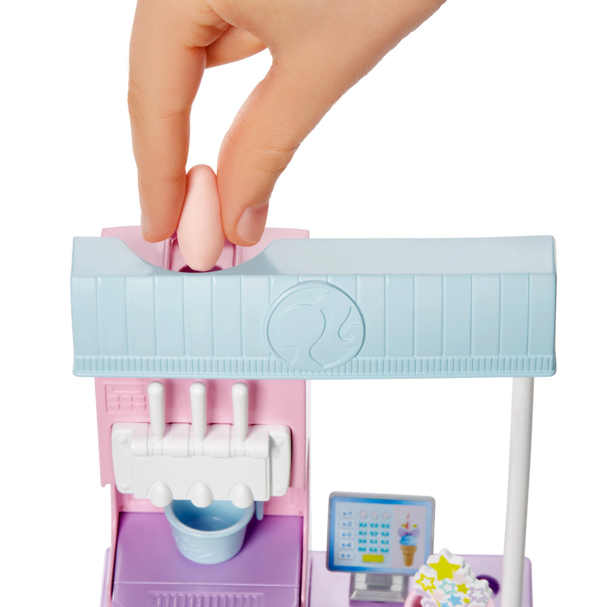 Barbie Profesiones Set De Juego Heladería Con Muñeca