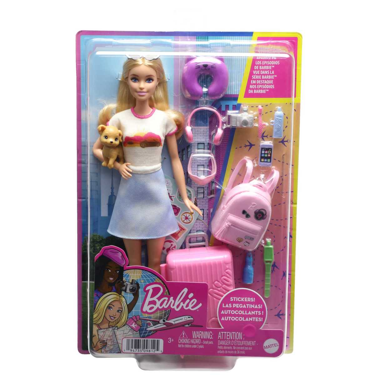 Barbie Entretenimiento Muñeca Viajera