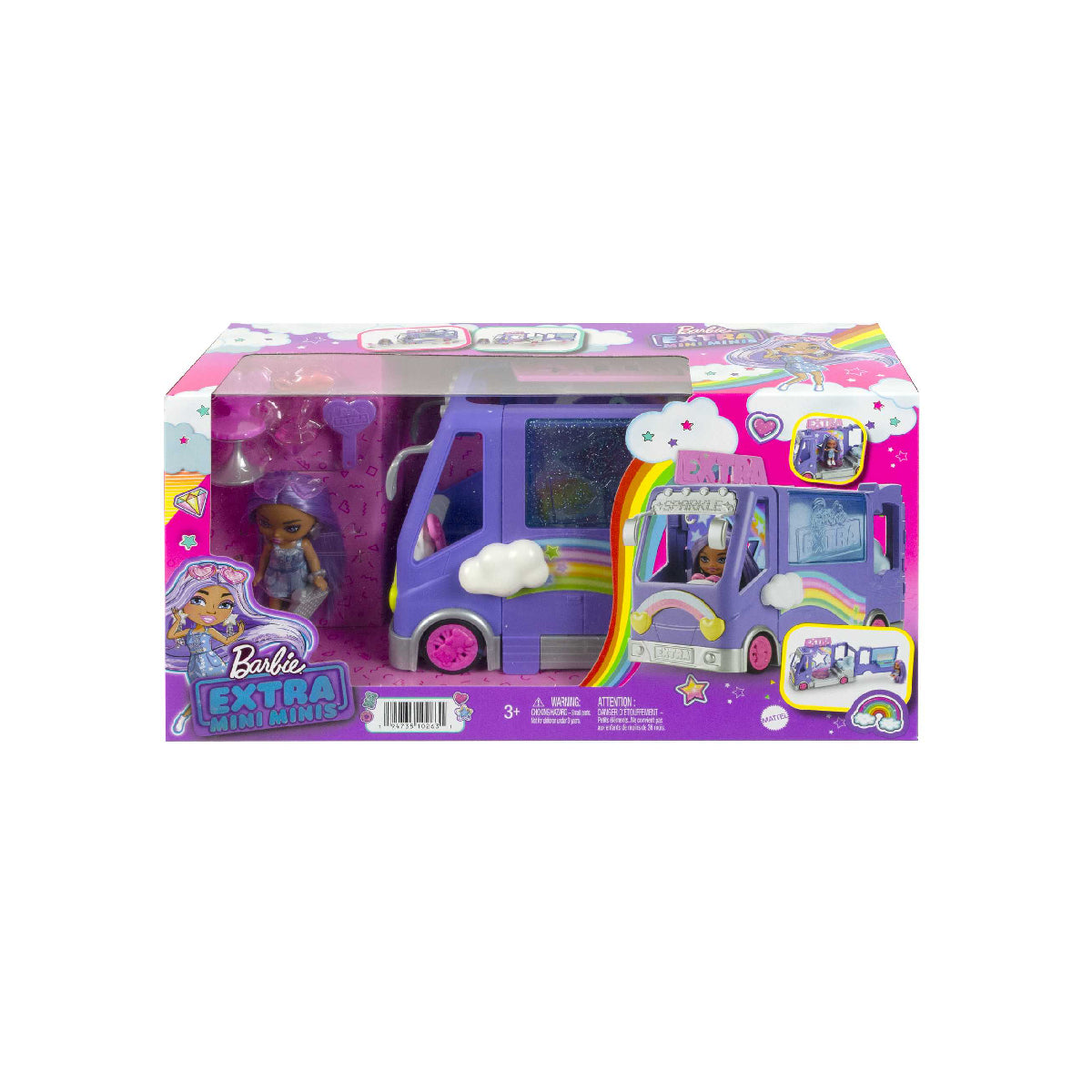 Barbie Extra Mini Minis Set De Juego Camión Turístico