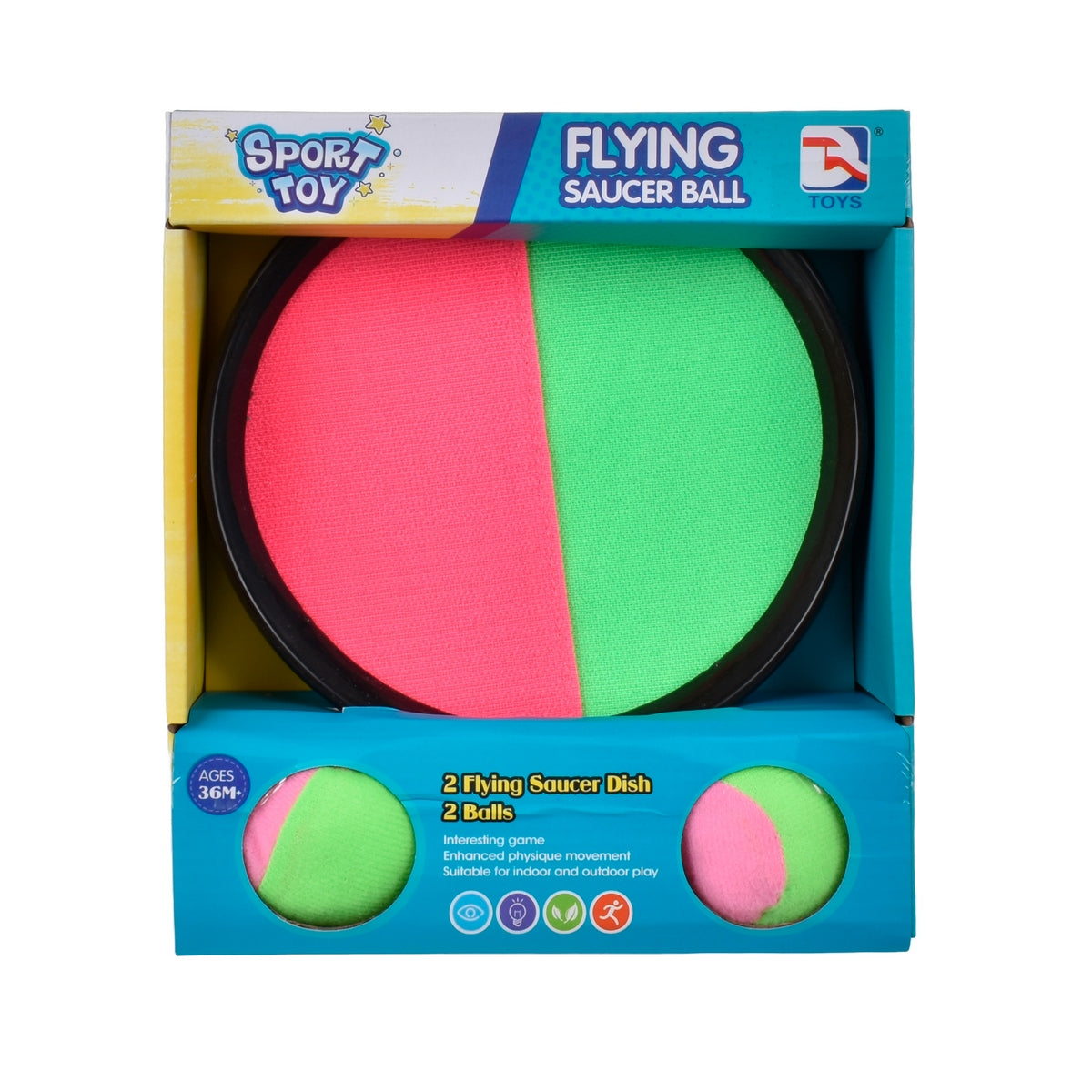 Juego Lanza Y Atrapa Con 2 Pelotas