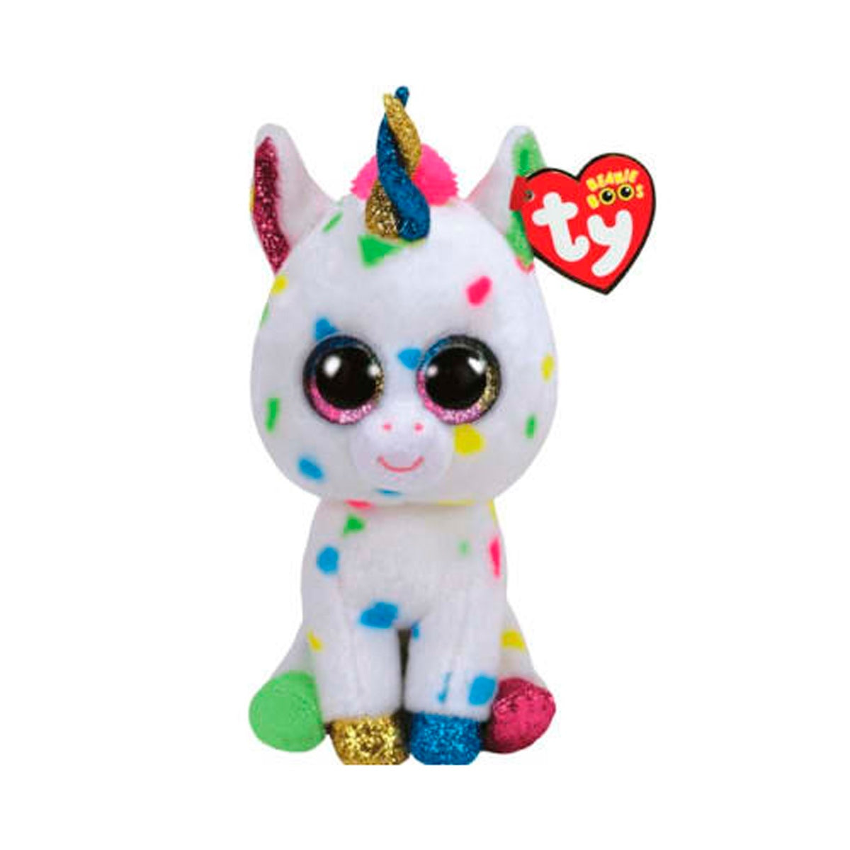 Ty Beanie Boos Harmonie Unicornio Moteado Mediano Categoría: Peluches Tipo producto: Animales de peluche