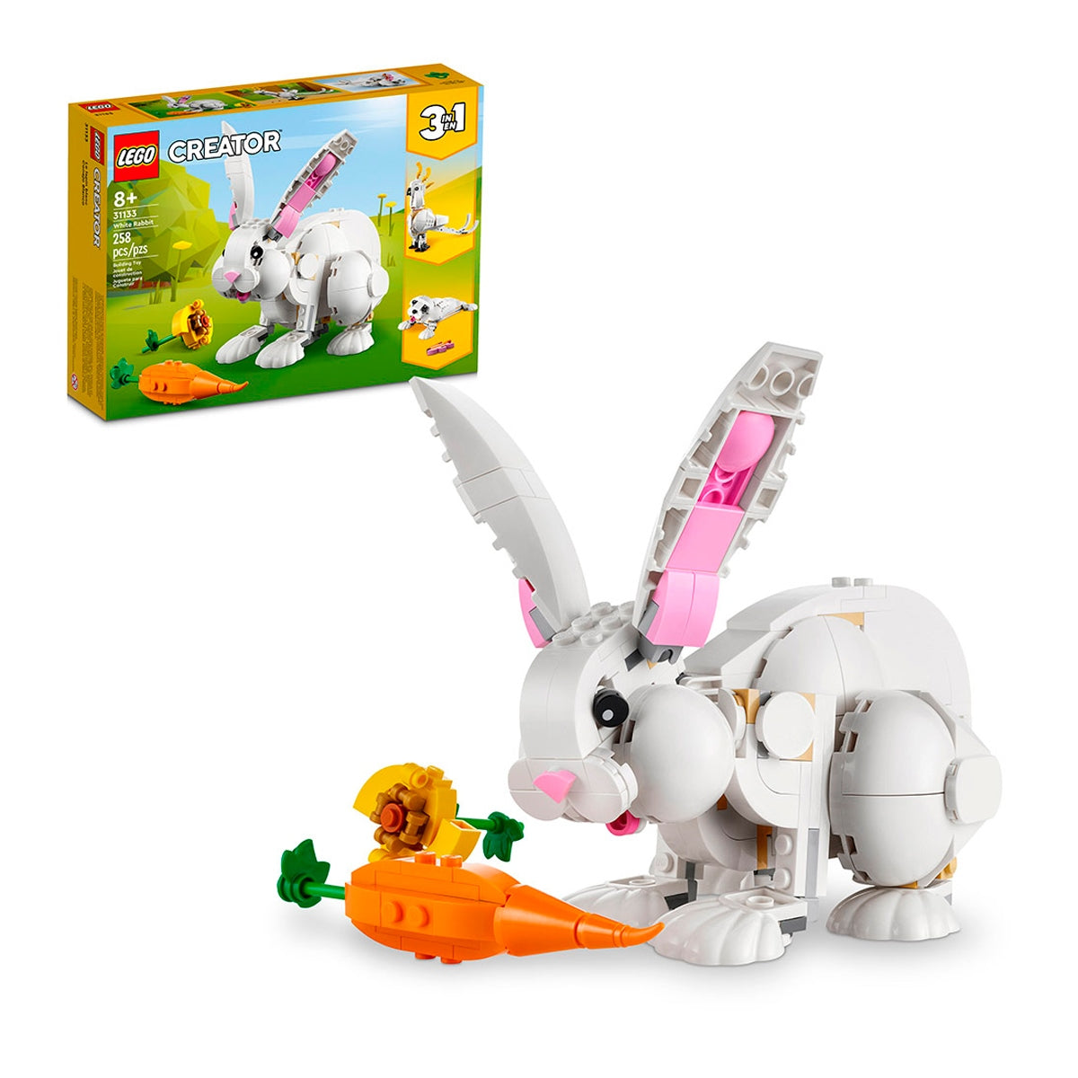 Conejo Blanco Lego Creator