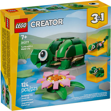 Tortuga Con Flor De Nenufar Lego Creator