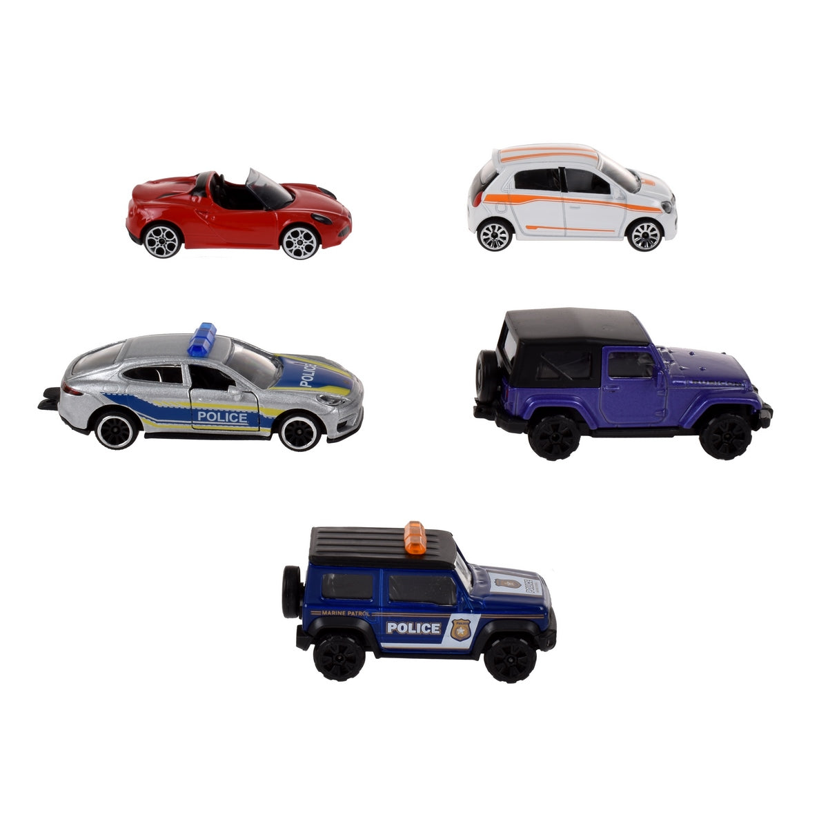 Majorette Set De 5 Unidades - Camioneta 911