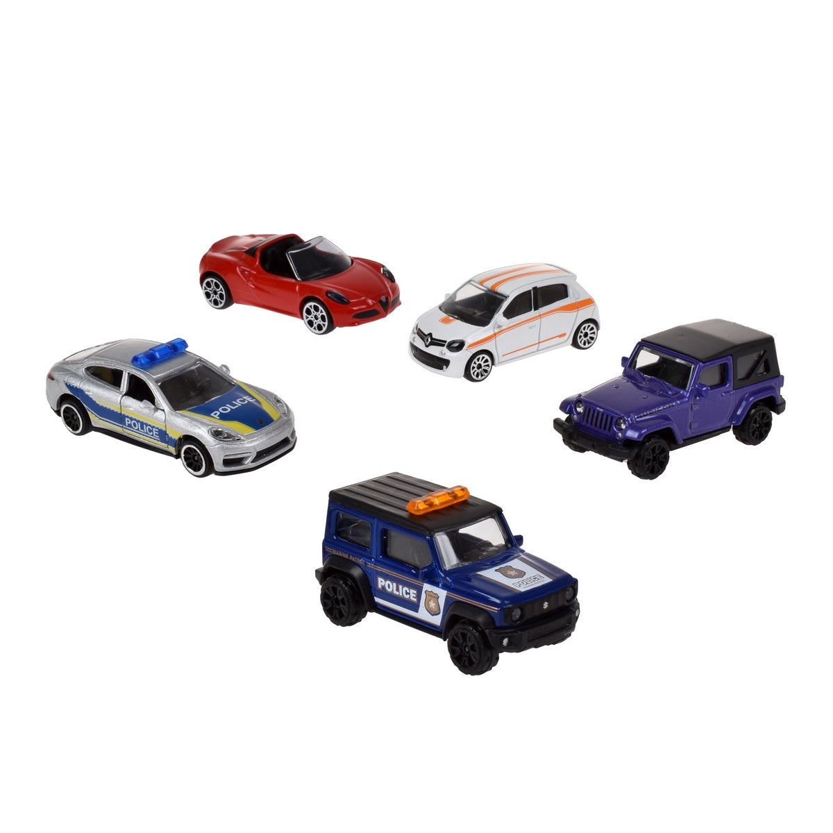 Majorette Set De 5 Unidades - Camioneta 911