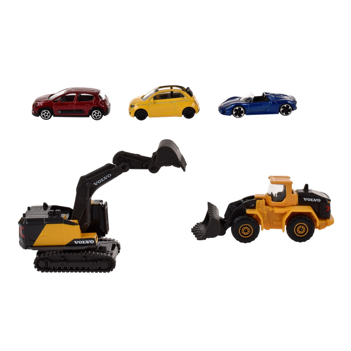 Majorette Set De 5 Unidades - Pala Cargadora