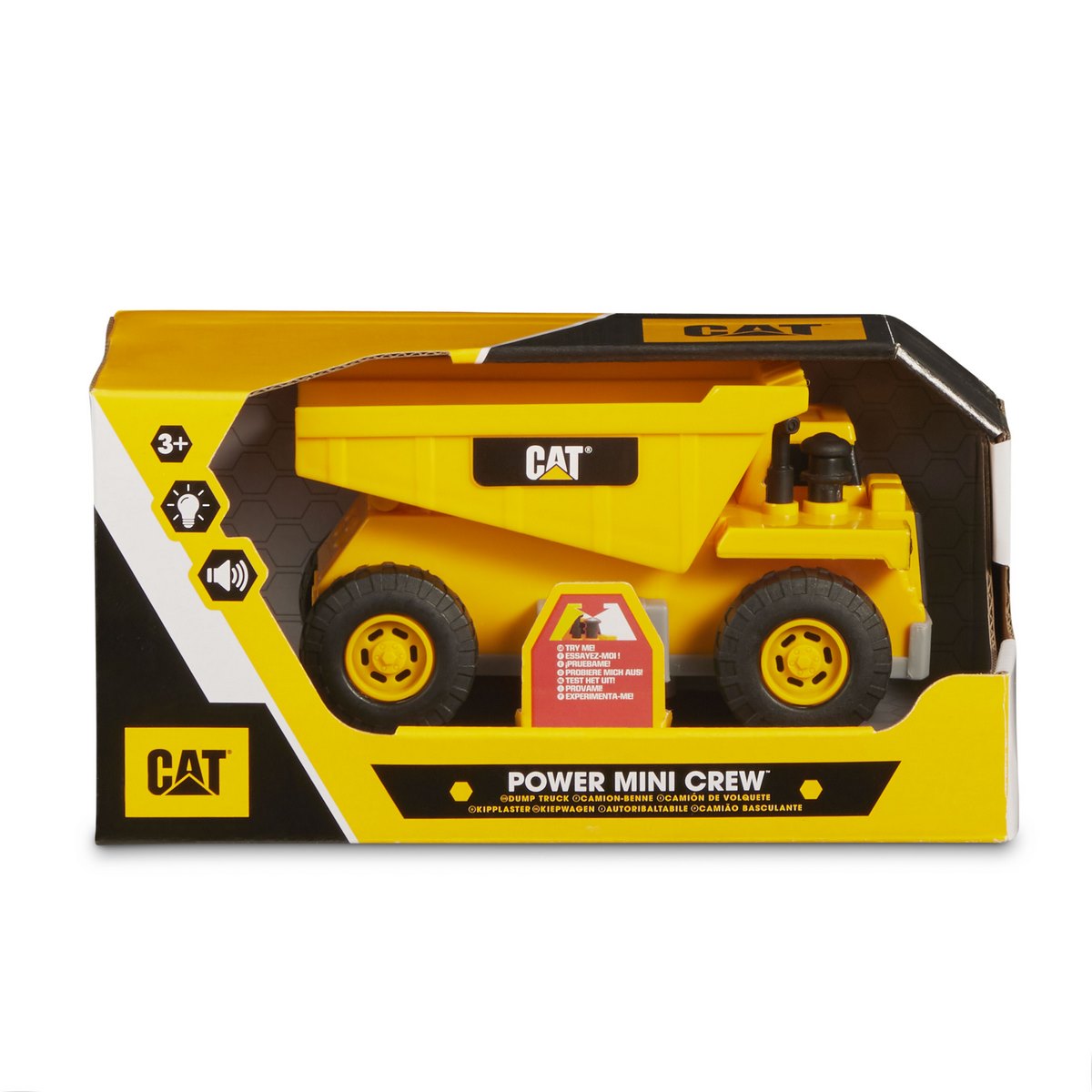 Cat Mini Maquinaria Con Luz Y Sonido 15 Cm - Camion
