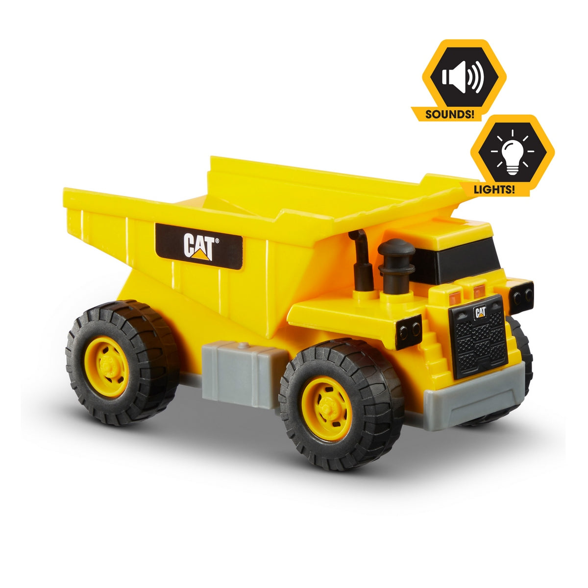 Cat Mini Maquinaria Con Luz Y Sonido 15 Cm - Camion