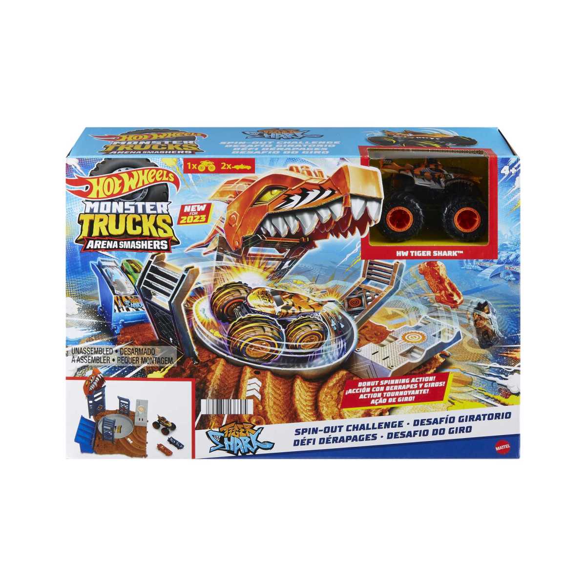 Hot Wheels Monster Trucks Arena De Demolicion Semi-Finales - Desafio Giratorio
