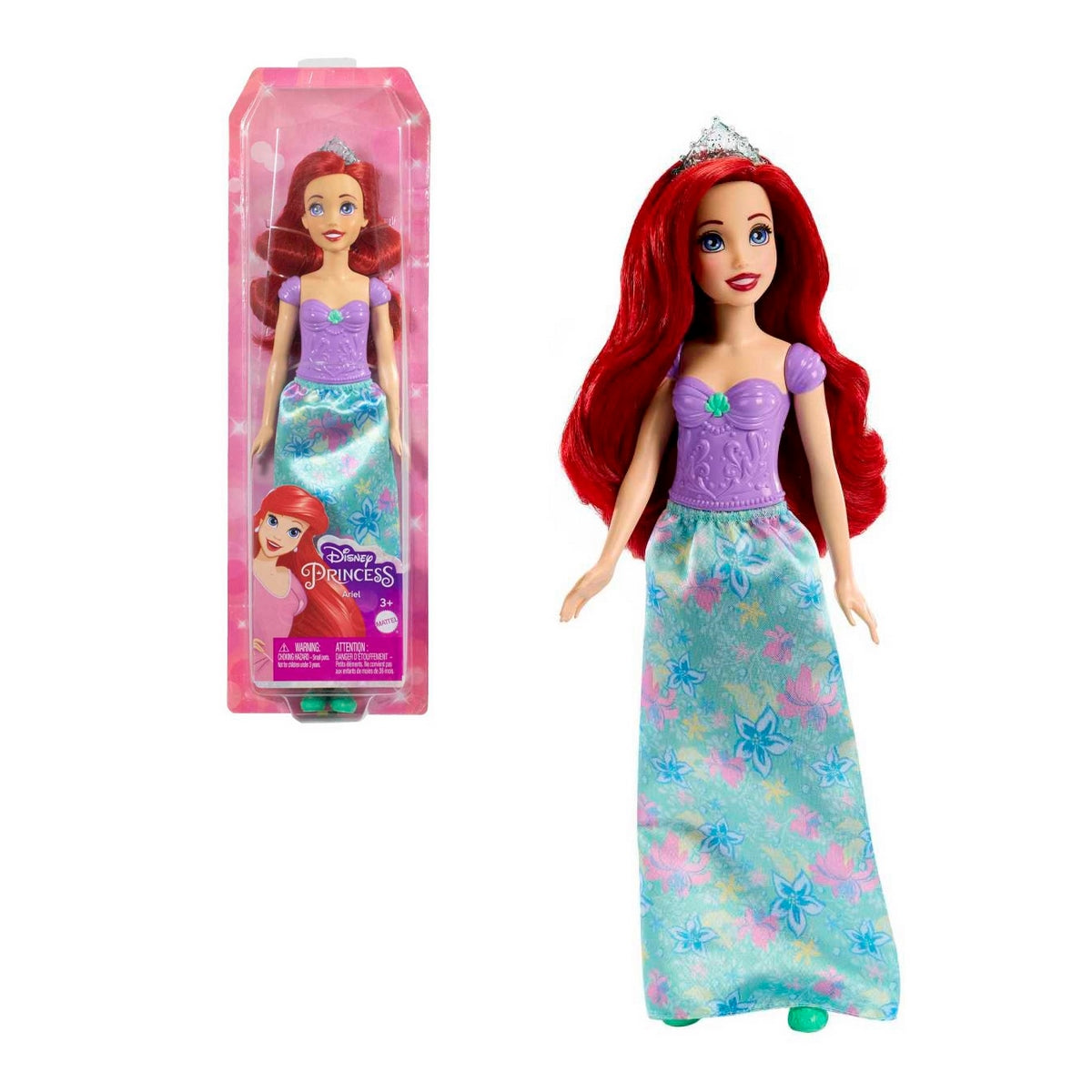 Disney Princesa Muñeca Con Falda Estampada - Ariel