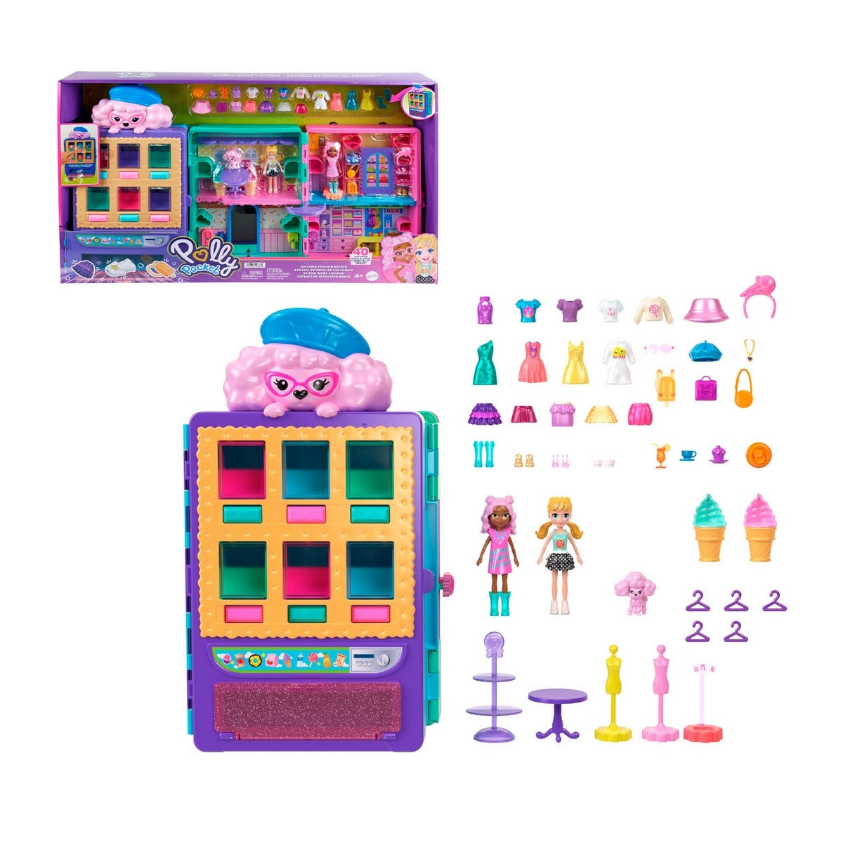 Polly Pocket Servicio De Modas Dulces