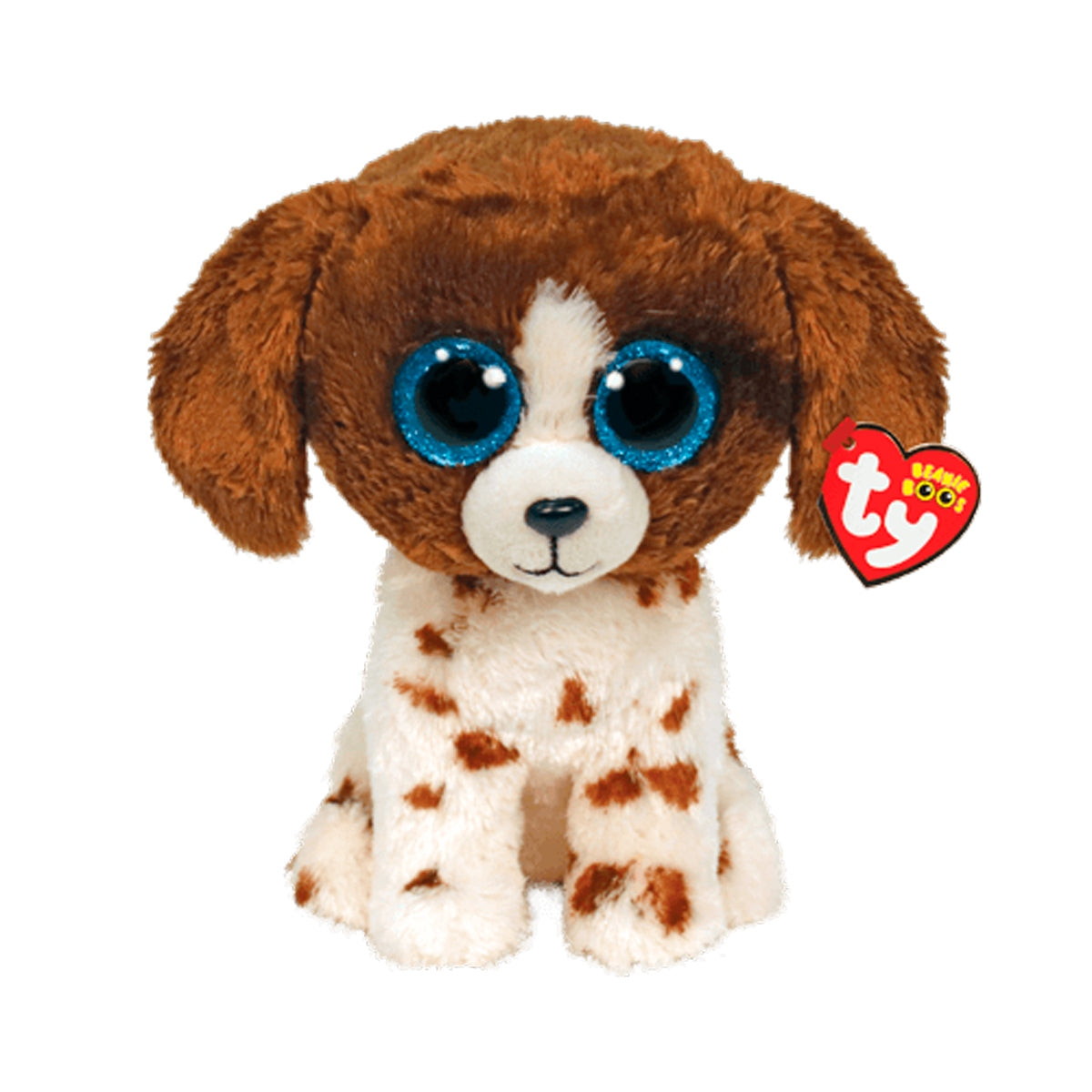 Ty Beanie Boos Muddles Perro Café/Blanco Mediano Categoría: Peluches Tipo producto: Animales de peluche