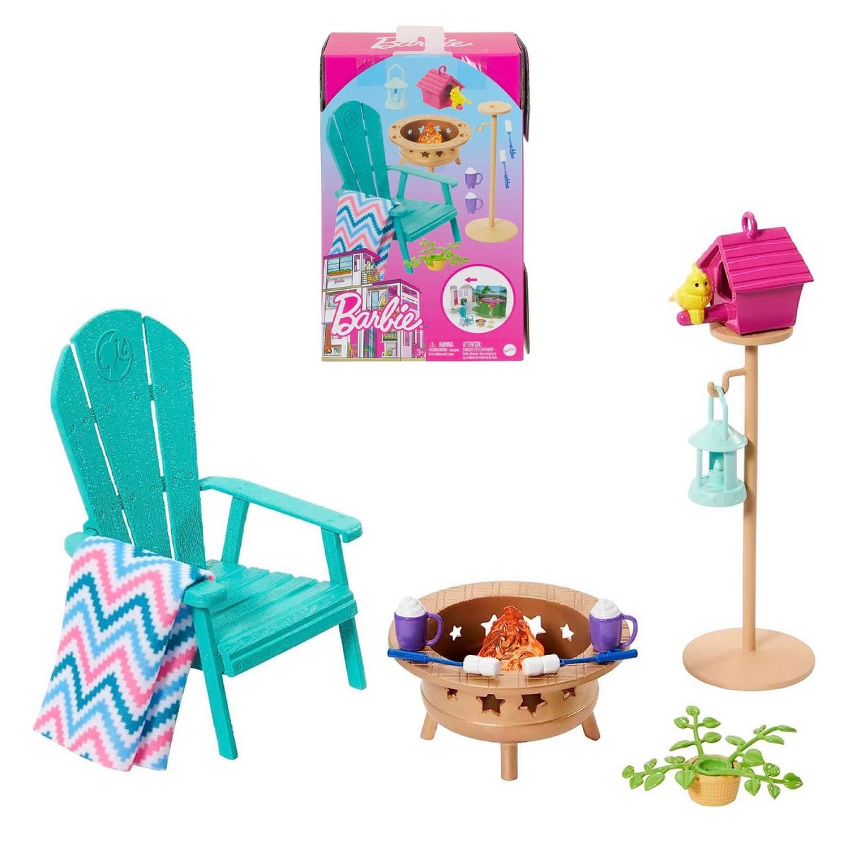 Barbie Surtido De Decoracion Con Muebles - Silla Picsina