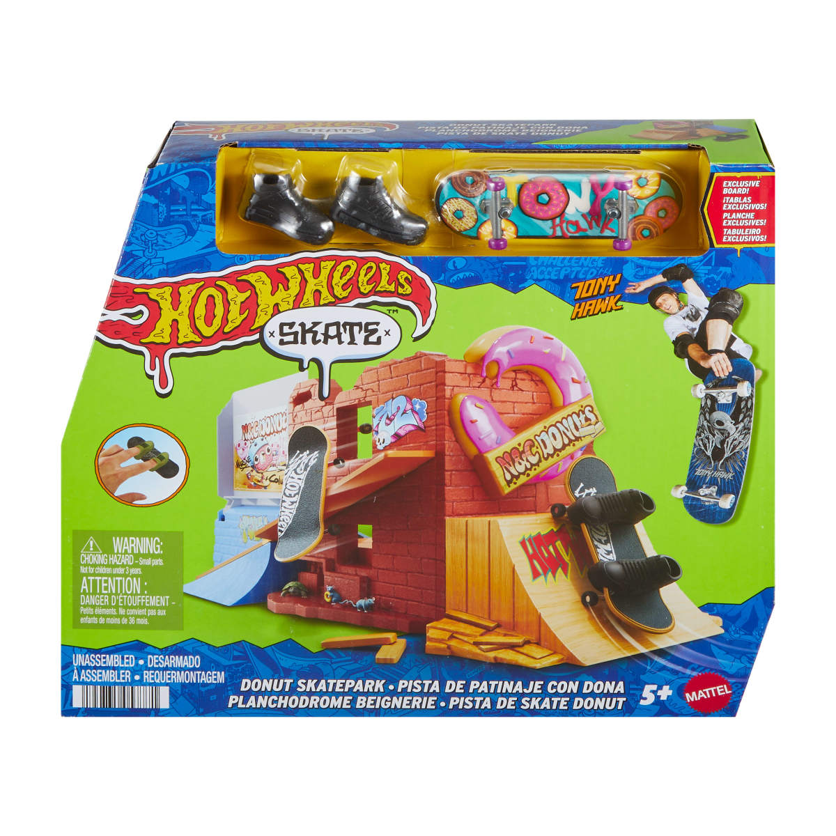 Hot Wheels Skate Pistas De Skate - Skatepark Del Donut