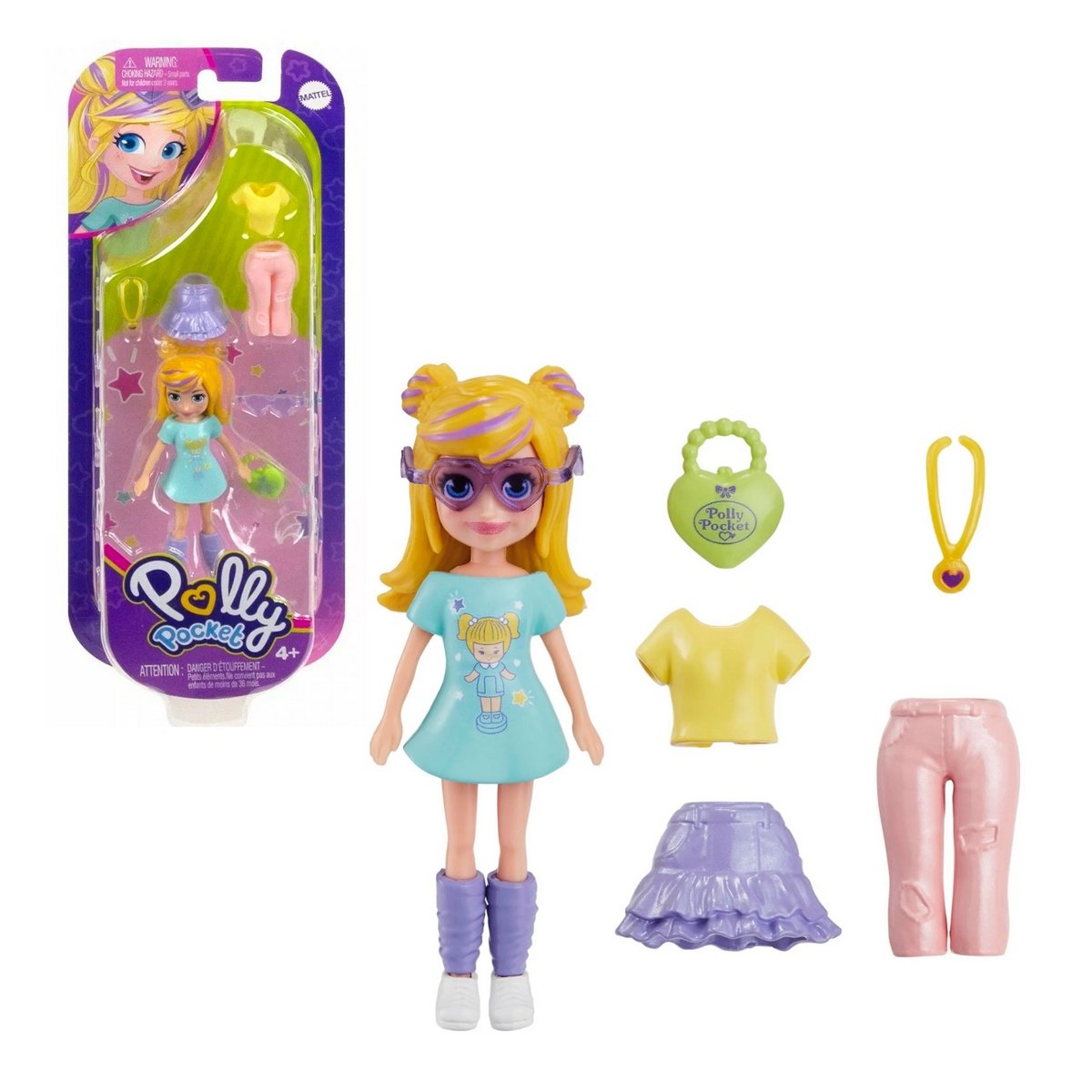 Polly Pocket Pequeño Pack De Moda - Rubia