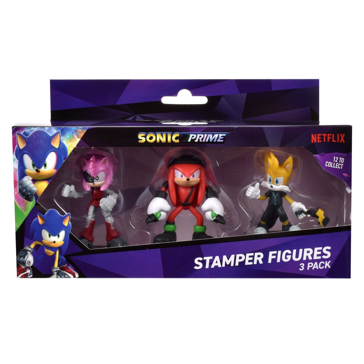 Pack 3 Figuras Timbre De 7 Cms Sonic - Knuckles
