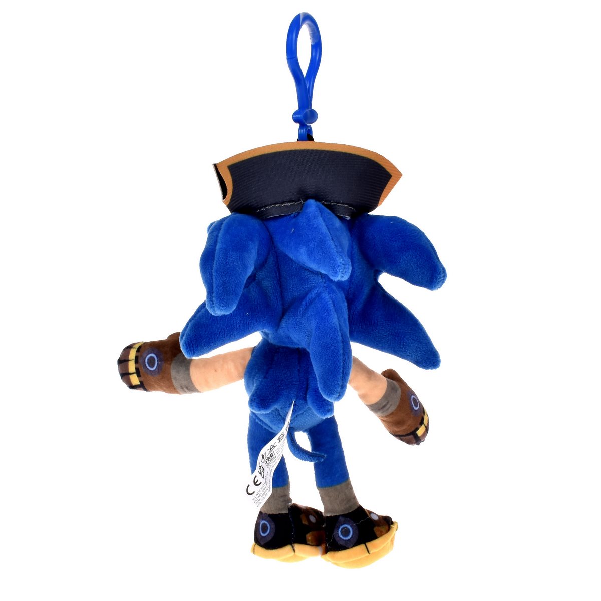 Peluche De 15 Cms Con Clip Para Colgar Sonic - Shadow