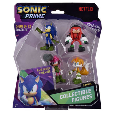 Pack 5 Figuras Sonic De 7 Cms - Pack-1 Sonic